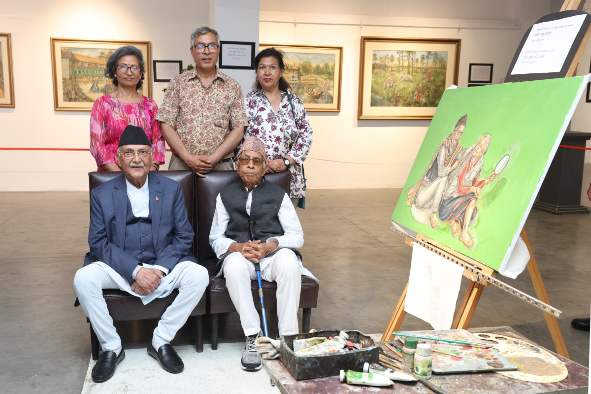 हरिप्रसाद शर्माको चित्रकला प्रदर्शनी