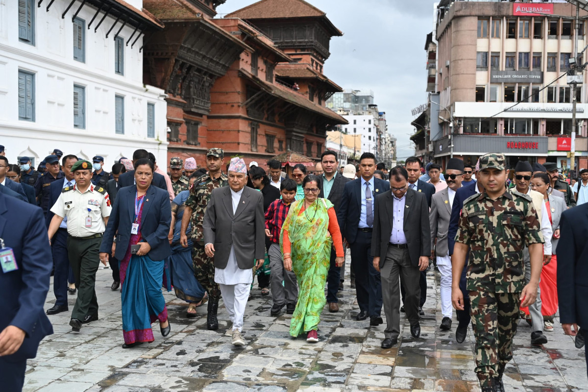 राष्ट्रपतिद्वारा वसन्तपुर क्षेत्रका सम्पदा अवलोकन