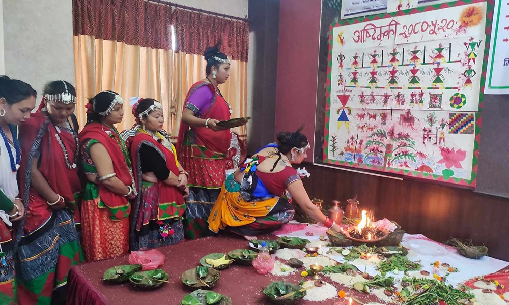 थारु समुदायमा आज र भोलि अष्टिम्की पर्व मनाइँदै