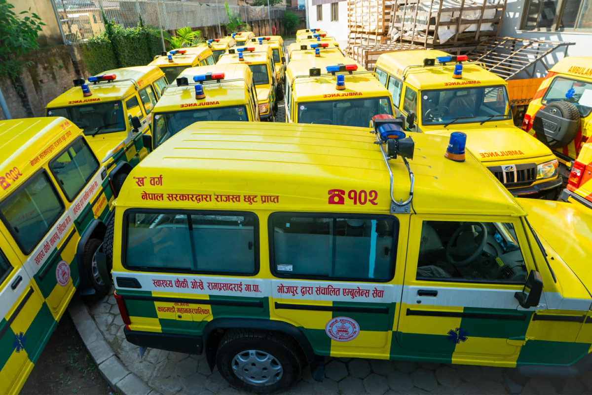 काठमाडौँ महानगरले ३५ गाउँपालिकालाई एम्बुलेन्स वितरण गर्ने