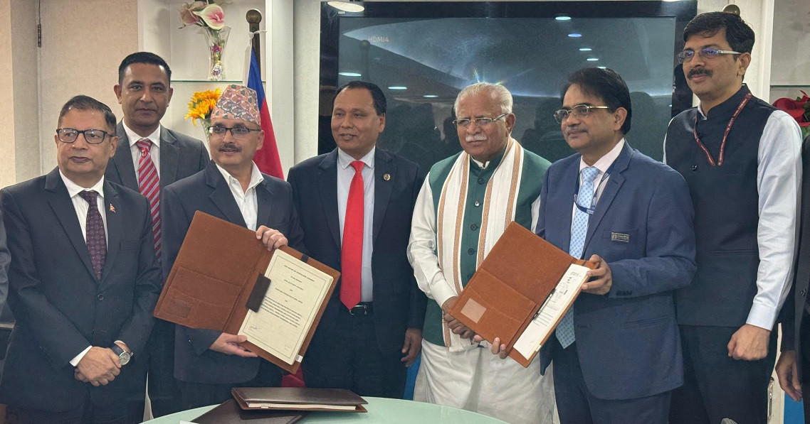 नेपाल र भारतबीच इनरुवा–पूर्णिया र लम्की–बरेली अन्तरदेशीय प्रसारण लाइन निर्माण गर्न सम्झौता